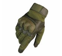 VICASKY Moufles Tactiques de Cyclisme Demi-Doigts en Nylon Respirant et Antichoc Taille M Vert Armée Coussinets Antidérapants et Écran Tactile Adaptés pour Fitness et Activités Outdoor