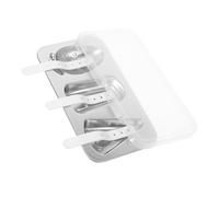 VICASKY Moule à Bâtonnets Acier Inoxydable avec Couvercle Moule à Glace Diy Sain et Accessoire Maison pour Sucettes Glacées et Barres de Glace