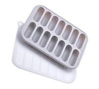 VICASKY Moule à Glaçons Silicone avec Couvercle Bac à Glaçons DIY pour Saucisses Facile à Nettoyer Résistant Four Congélateur Micro-ondes Usage Domestique et Professionnel