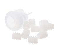 VICASKY Moule en Silicone pour Bouchon de Bouteille de Vin, Surface Lisse, Facile à Utiliser, pour Bricolage et Créations Artisanales, Couleur Blanc, 1 Set pour Garçon et Filles