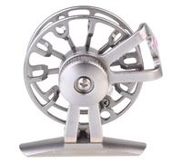 VICASKY Moulinet de Pêche à la Mouche en Alliage D’Aluminium Roue Frontale Droite Gris Foncé Compact et Léger Capacité Élevée de Ligne Équipement de Pêche pour Pêcheur Sportif