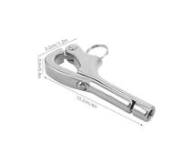 VICASKY Mousqueton Autobloquant en Acier Inoxydable 8 MM Crochet Pélican Robuste à Ressort pour Cordage de Bateau Manille à Dégagement Rapide Marine Fixation Sécurisée pour Kayak