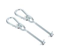 VICASKY Mousquetons de Balançoire en Acier Inoxydable Connecteur d'Extérieur Kit Suspendre Robuste pour Hamac Installation Facile Crochets Suspendre Pivotants