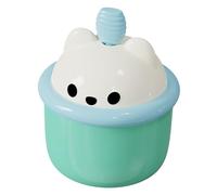 VICASKY Mousse Nettoyante Portable Forme De Ours Distributeur De Mousse Pour Visage Et Corps Fabricant De Bulles Pratique Pour Routine De Soins Quotidienne