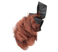 VICASKY Moustiquaire pour Parasol de Terrasse 300X230 CM en Maille Marron avec Fermeture Éclair Protection pour Barbecue Camping et Jardin Extérieur