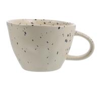 VICASKY Mug à Café en Céramique, Design Simple, pour Café et Eau | Lignes Élégantes, Style Charmant, Usage Restaurant et Café, Couleur Beige, pour Jus, Polyvalent