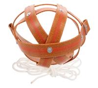 VICASKY Muselière Équine pour Cheval et Bétail Protection de Bouche Cuir et Sangle Prévention des Morsures et du Pâturage Moyenne avec Corde