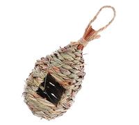 VICASKY Nichoir Suspendu Fibres Tressées Naturelles pour Oiseaux avec Deux Options Ouverture