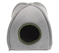 VICASKY Nid Chaud pour Hamster et Cochons d'Inde en Coton, Design Détachable et Forme Yourte Mongole, Accessoire Élégant pour Petits Animaux en Hiver