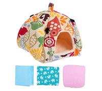 VICASKY Nid douillet pour petits animaux - Lit d'hiver chaud pour cochons d'Inde, hamsters et chinchillas - Confortable à suspendre pour des espaces de repos confortables et des environnements de