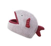 VICASKY Nid Douillet Semi-fermé Forme de Poisson pour Chat et Petit Chien Lit Cosy pour Animaux de Compagnie Maison Confortable pour Sommeil Facile à Nettoyer Dimensions