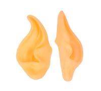 VICASKY Oreilles D'elfe Simulées Peau Douce Douleur 2 Paires Pointues en Vinyle Accessoires d'halloween pour Cosplay pour Jeux de Rôle en Direct