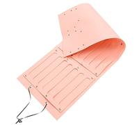 VICASKY Organisateur De Rangement Pour Accessoires Capillaires Support Mural Avec Clips à Pince Grand Modèle Rose Pour Utilisation Dressing