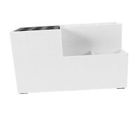 VICASKY Organisateur D'outils De Coiffure Et Boîte à Ciseaux Compact Blanc Multi-compartiments Pour Coiffeurs Usage Professionnel Et Rangement Maquillage Sur Comptoir