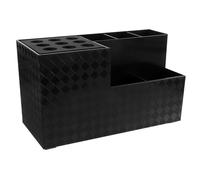 VICASKY Organisateur D'outils de Coiffure Multifonction Grosse Capacité Noir Porte-ciseaux et Peignes Salon Professionnels pour Rangement Bureau Cosmétique
