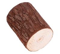 VICASKY Ornements De Pile De Bois Pièce Maîtresse Socle Souche D'arbre Faire La Fête Décoration Bougie Décor D'arbres à L'intérieur Tronc Bougeoirs Bougeoir Créatif Photophore Journal