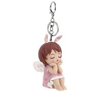 VICASKY Ornements Décoratifs Suspendus Doll Keychain Cute Girl Keyring Car Key Holder Silicone Backpack Pendant Charm for Bag Handbag Purse Wallet Key Ring