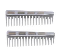 VICASKY Outil de coupe de cheveux Peigne magnétique Dents fines pour cheveux bouclés Kit de coiffure Design robuste