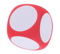 VICASKY Outils pédagogiques pour les cubes, blocs effaçables à sec, cubes géants à points, pour enseignement, grands cubes vides, pour écrire, mousse rouge