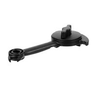 VICASKY Ouvre-bocal Noir Pratique Multifonction en Polypropylène Taille Ajustable, Outil D'ouverture de Boîte Domestique Cuisine