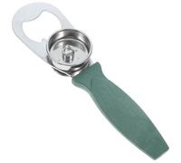 VICASKY Ouvre-bouteille en Acier Inoxydable Ergonomique et Compact pour Flacons et Bouteilles, Facile à Utiliser la Maison Restaurant, Couleur Vert