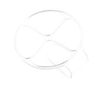 VICASKY Palette de Maquillage Professionnelle Portable Acrylique Transparent Compartiments pour Fond de Teint Vernis Crème Palette Manucure Légère pour Salon et Usage Personnel