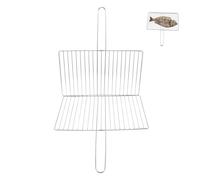 VICASKY Panier à Poisson Grill Acier Inoxydable Outil Barbecue pour Viande Légumes Poisson