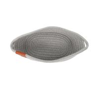 VICASKY Panier de Rangement Pliable Corde de Coton Panier Tressé Polyvalent pour Jouets Vêtements et Accessoires Design Simple et Portable pour Maison et Extérieur Petite Grise