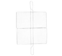 VICASKY Panier Grillades Acier Inoxydable pour Barbecue Extérieur et Portable Panier Rôtisserie Polyvalent pour Poisson Fruits de Mer et Légumes Accessoire Camping et Barbecue