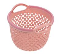 VICASKY Panier Tressé Petit Rose Clair Étanche En Polypropylène Multifonction, Organisateur Pour Bureau Et Maison, Panier De Rangement Pour Salle De Bain Cuisine,