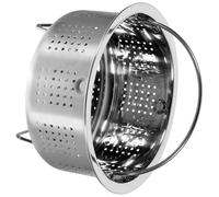 VICASKY Panier Vapeur Inox 304 Multifonction 14 Cm pour Cuiseur Riz Électrique Vapeur Saine pour Légumes Raviolis et Brioches Panier en Métal Résistant et Adapté la Cuisson Ménagère