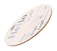 VICASKY Panneau Annonce de Naissance Disques Bois pour Panneau avec Prénom du Décorations de Table pour Shower