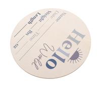 VICASKY Panneau De Pour Panneau De Naissance Né Carte Étape Mensuelle Pour Annonce Arrivée De Né Pour Photographier La Croissance