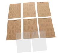 VICASKY Papier De Pratique Nail Art Double Face Réutilisable Pour Débutants Feuilles Transparentes Pet Carnet Esquisse Pour Dessin Et Peinture Manuelle De Décoration Ongles