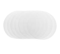 VICASKY Papier Sulfurisé Surface Antiadhésive Rond Blanc 100 Feuilles Résistantes à Haute Température pour Cuisson et Barbecue pour Grille Domestique