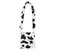 VICASKY Paquet Bandoulière Élève, Cartable à Motif Vache en Polyester | Sangle Réglable et Amovible, Style Chic et Simple, Usage Travail ou Camping, Format Pratique