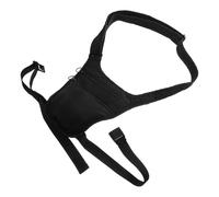VICASKY Paquet Bandoulière Noir en Polyester Léger Sécurité Invisible, Mini Paquet Messager pour Hommes et Femmes, Pochette Secrète Randonnée Activités en Plein Air