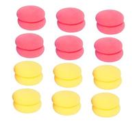 VICASKY Paquet De 2 Éponge à Boucler Cheveux Mousse Formeur de Boucles Champignon Outil de Coiffure Doux et Usage Nuit et Maison