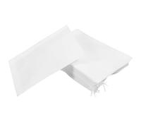 VICASKY Paquet de Pollinisation en Papier Parchemin Blanc 8x12 Cm, Lot de 100 Sachets Réutilisables pour Protection Semences, Légumes et Blé, Résistants aux Intempéries, pour Jardinage