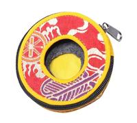 VICASKY Paquet de Rangement pour Cloche Tibétaine Grosse Taille, Pochette Artisanale Népalaise, Étui Protecteur pour Cymbales à Doigts, Accessoire de Contemplation et Style Aléatoire