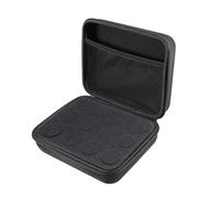 VICASKY Paquet de Rangement pour Flacons Huiles Essentielles 12 Compartiments 5ml 10ml 15ml Étui Rigide Eva Noir Protection Antichoc Voyage Transport Professionnel