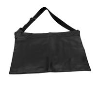 VICASKY Paquet Tablier à Pinceaux de Maquillage Portable en PU Noir avec Compartiments, Facile à Nettoyer, pour Shooting et Maquilleurs Professionnels