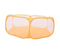 VICASKY Parc pour Animaux Pliable Hexagonal Maille Respirante Enclos Sécurisé et Portable pour Petits Animaux et Bébés Tente de Jeu Intérieure et Extérieure Facile à Ranger Orange