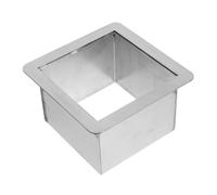 VICASKY Passe-Câble Acier Inoxydable 304 Œillet Carré Amovible pour Goulotte à Déchets Encastrée, Installation Encastrée Cuisine et Bureau