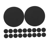 VICASKY Pastilles Magnétiques Adhésives en Caoutchouc Souple Noir 20 X 2 Mm, Lot de 30, Autocollants Flexibles pour Réfrigérateur, Bricolage et Organisation Maison, Aimants Ronds