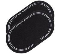 VICASKY Patch Autocollant pour Peau de Tambour Noir 2 Pièces en Tpe Réutilisable Réduisant les Vibrations pour Batteurs de Batterie Rock