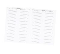 VICASKY Patch De Sourcil Artificiel Imperméable 2 Pièces Simulation De Sourcil Naturel 10 Par Feuille Facile à Couper Personnaliser Maquillage Quotidien