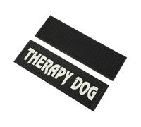 VICASKY Patch Réfléchissant pour Chien Réutilisable Décoration Lumineuse pour Harnais de Service Supplément Sécurité pour Promenades Nocturnes