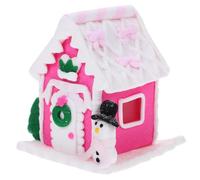 VICASKY Pâte Polymère Maison Miniature de Noël, Décoration de Table