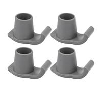 VICASKY Patins de Ski Antidérapants pour Déambulateur 4 Pièces Grises Compatibles 1-1/8 Pouces Accessoires Robustes pour Aides à la Mobilité Adaptés à la Marche en Extérieur Surfaces